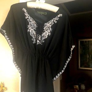 Great stitch detail on this top/ bathing suit